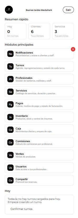 Booked — app móvil